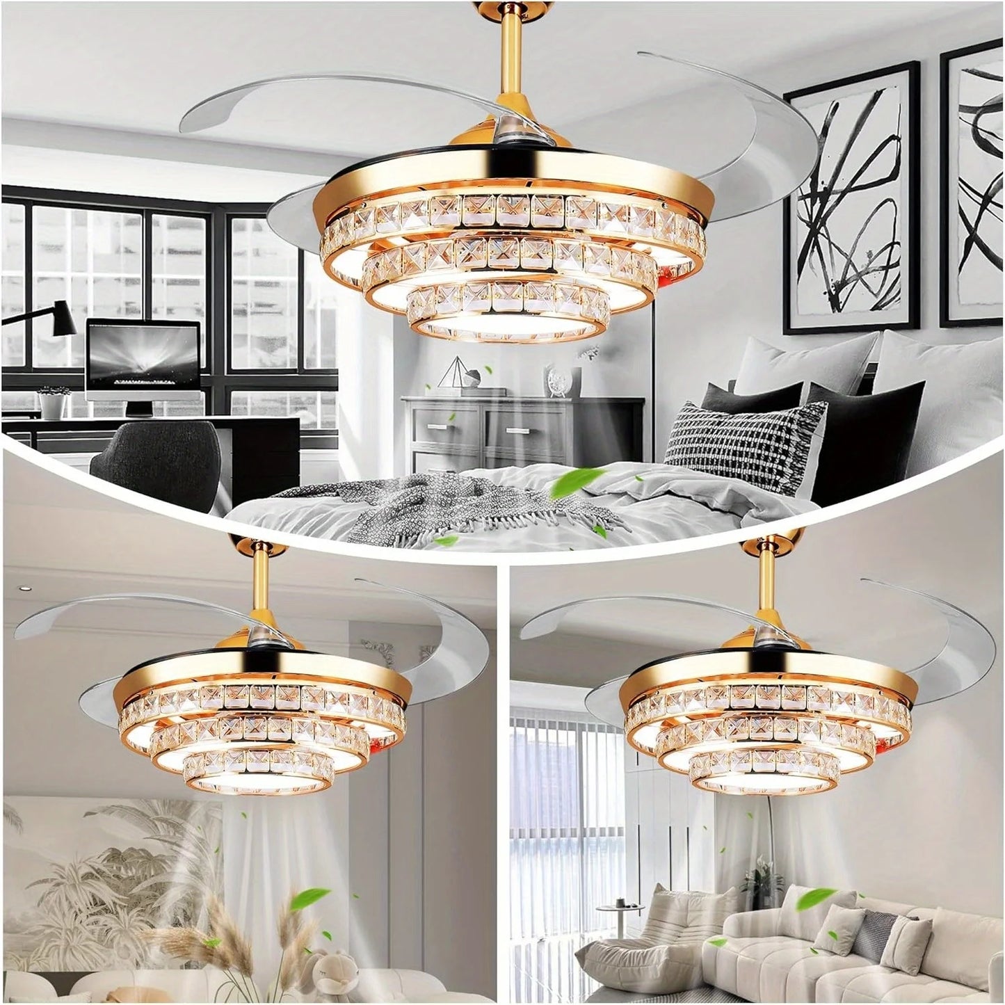 42'' Ceiling Fans with Lights