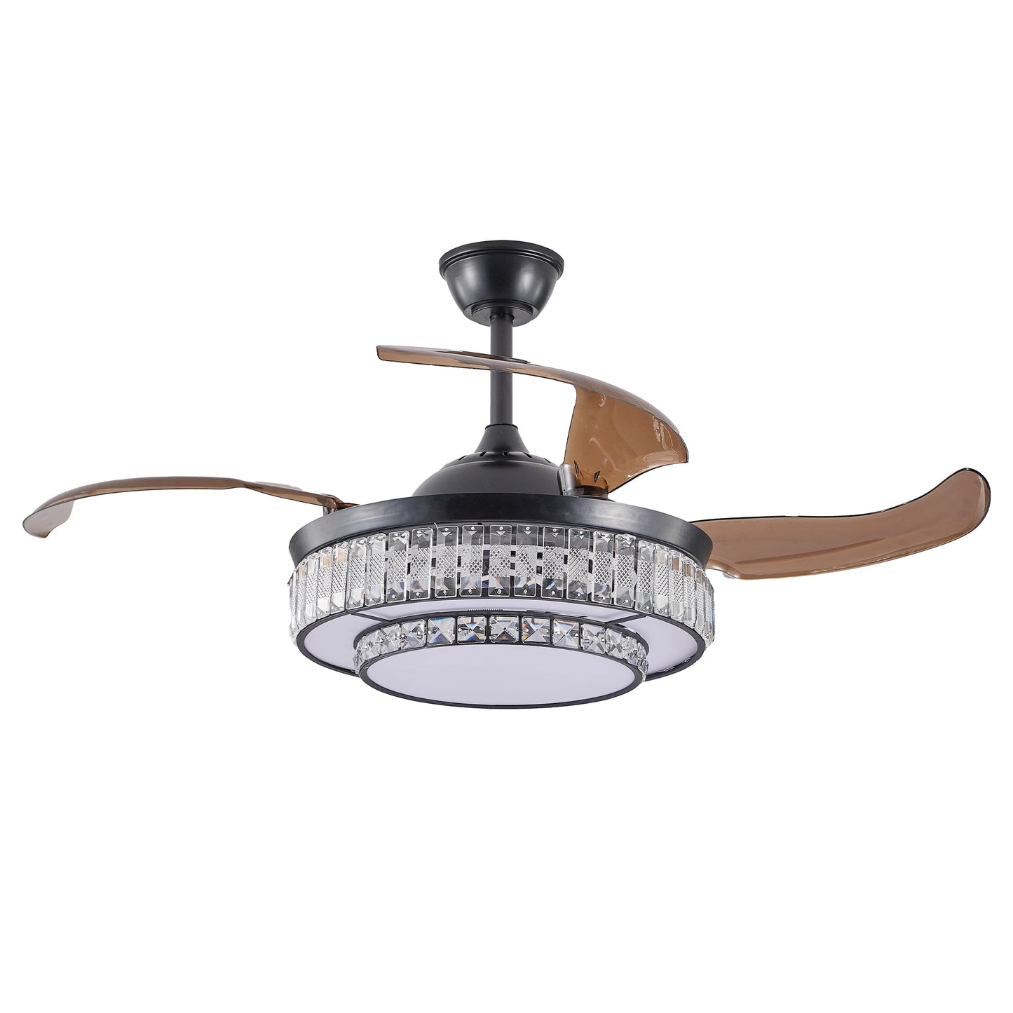 Crystal Ceiling Fan Light