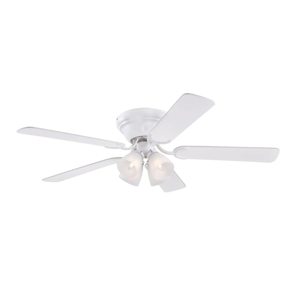 52" Reversible Blade Ceiling Fan with Light