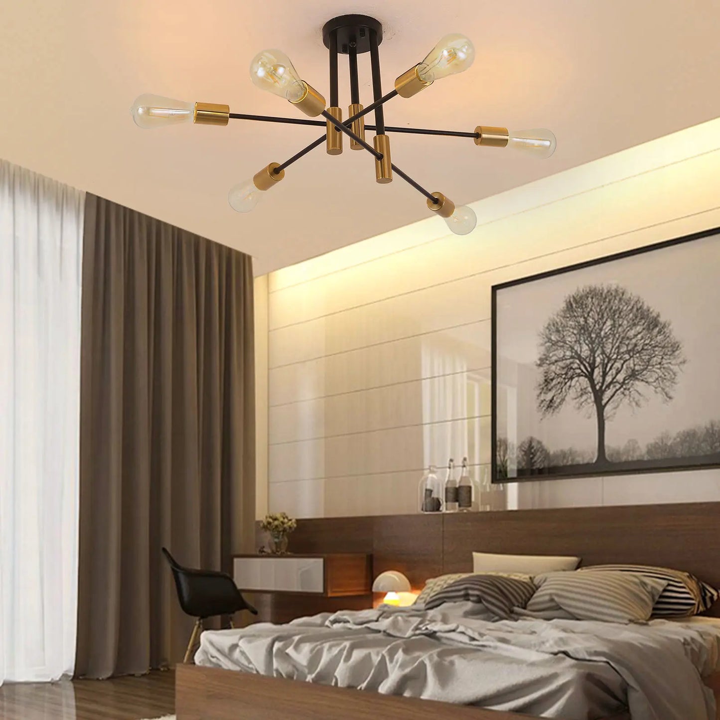 Chandelier Ceiling Lamp 6 Lights