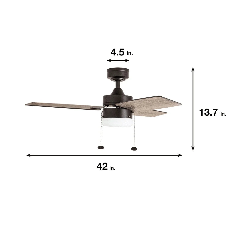 42" Ceiling Fan with Light