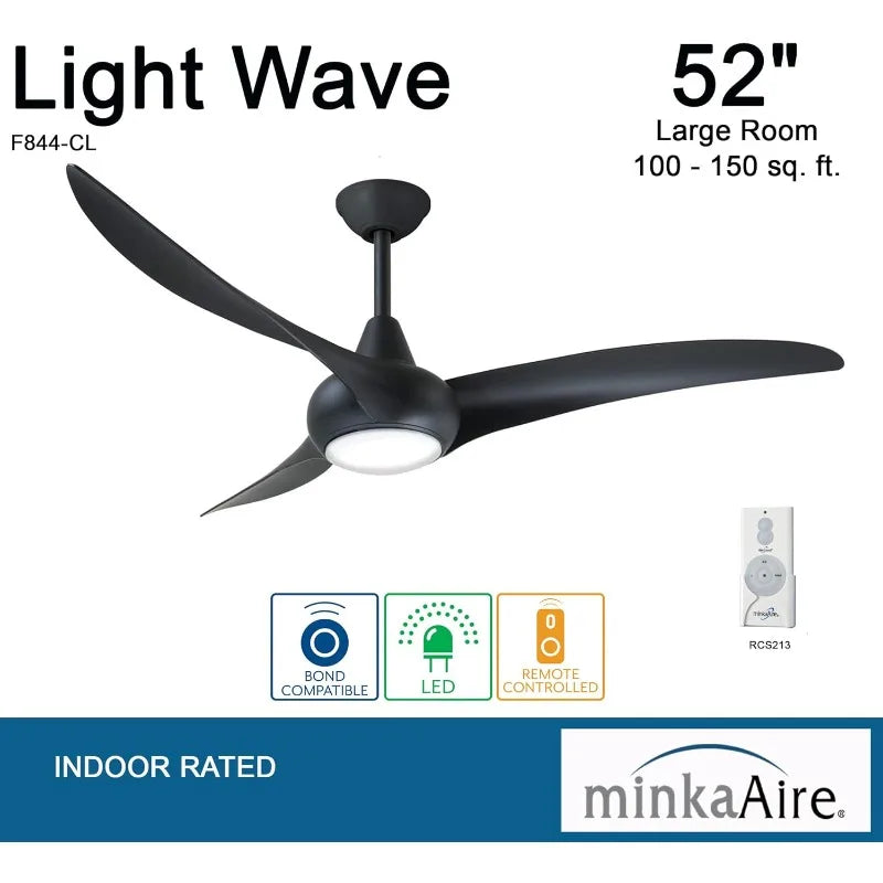 52" Ceiling fan with light