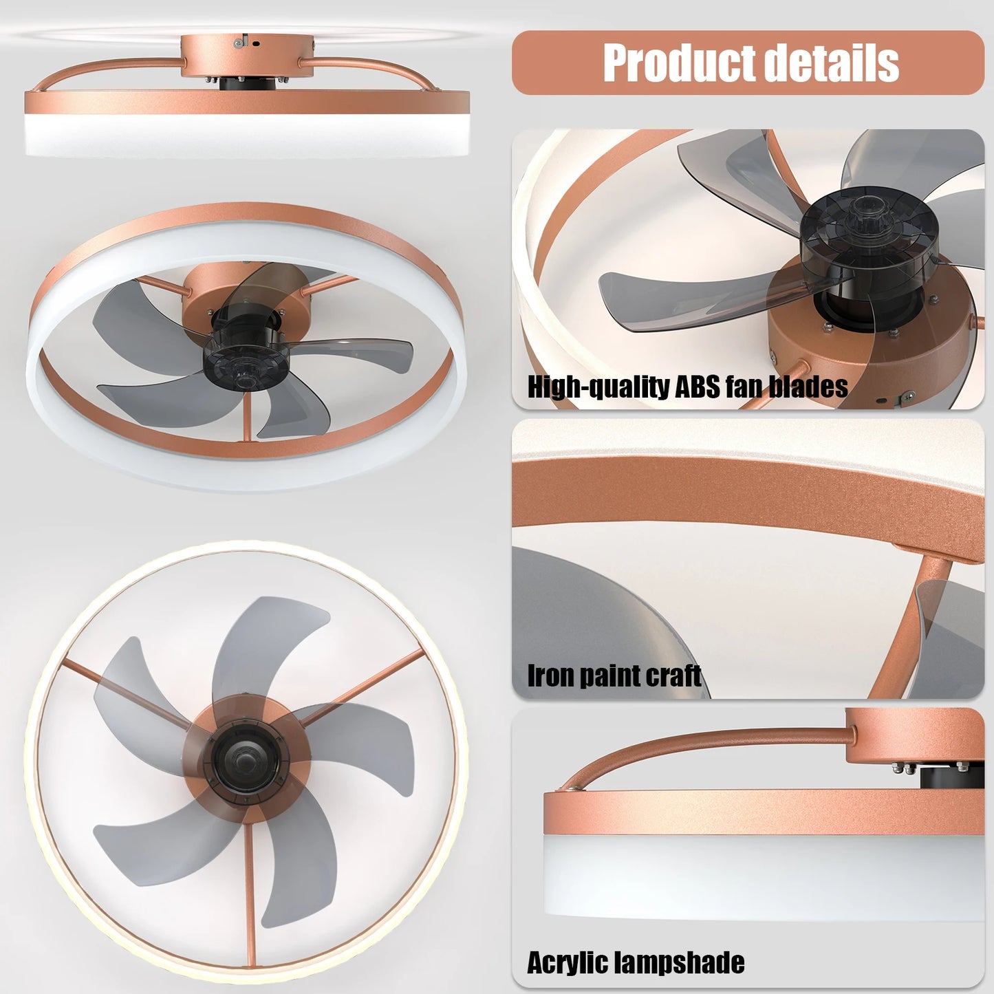 Ceiling Fan with LED Light