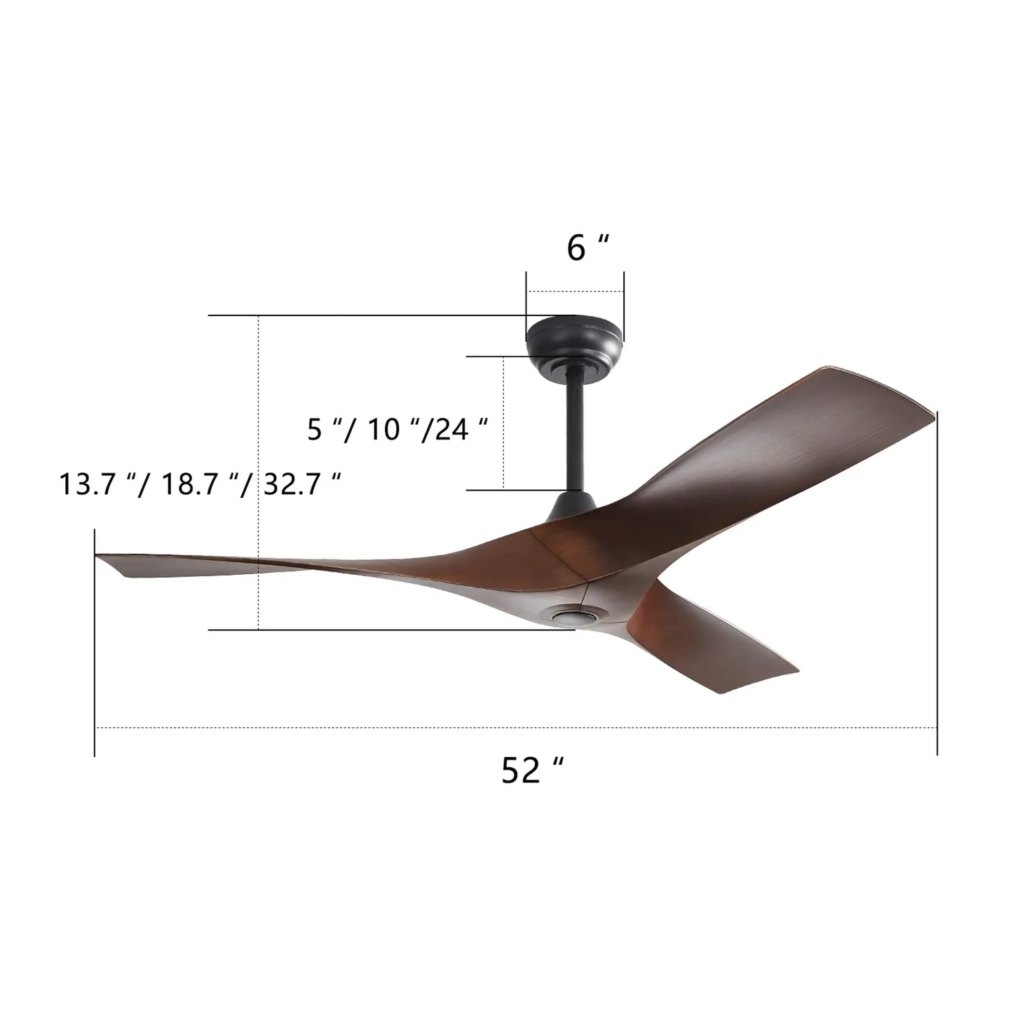 52" Ceiling fan
