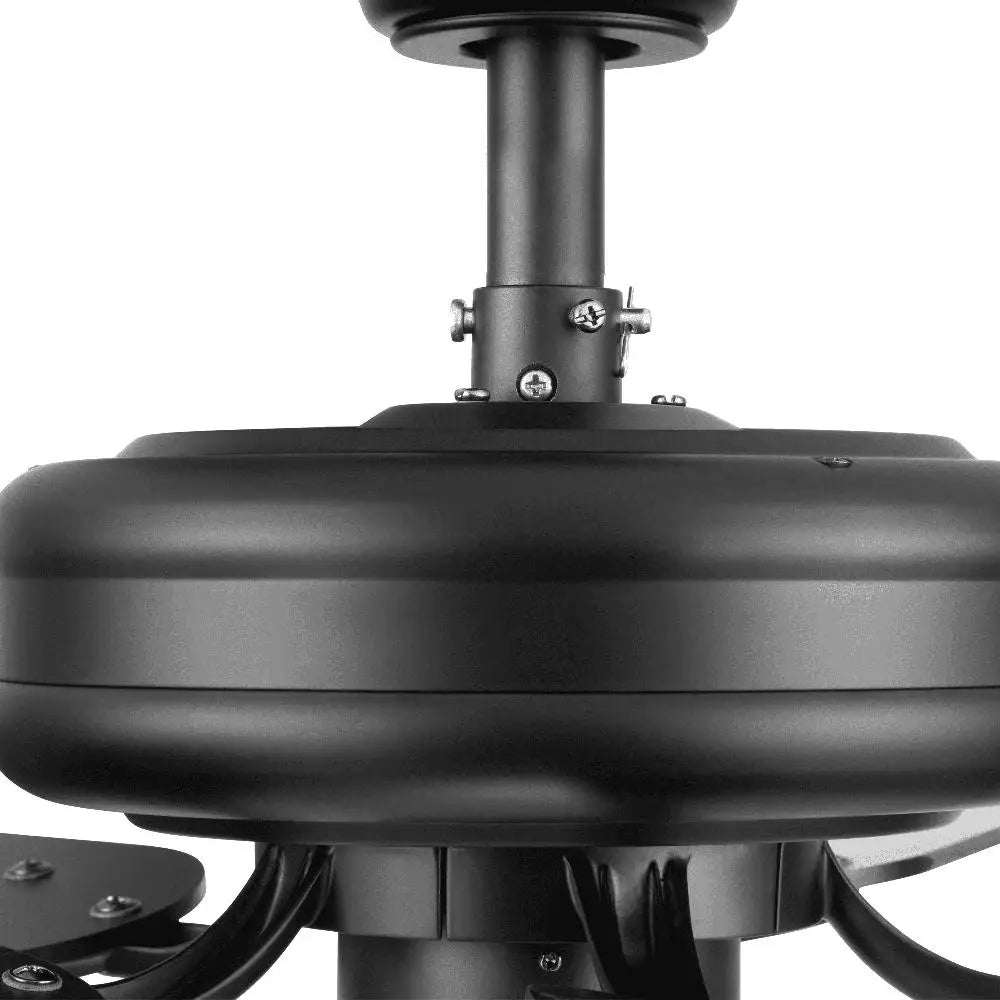 44" Black Ceiling Fan with Light