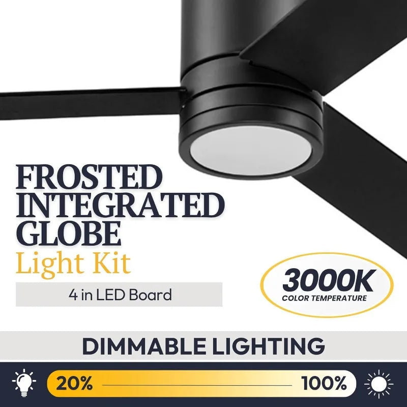 52 Inch Ceiling Fan with Light