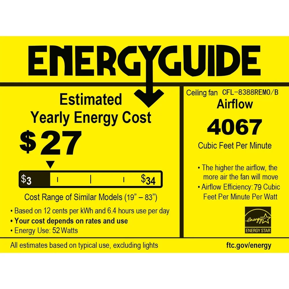 Lighted Ceiling Fan 48 Inch