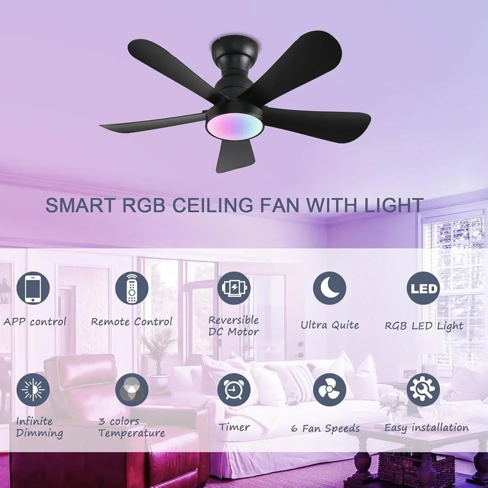 36inch Ceiling Fan with Light