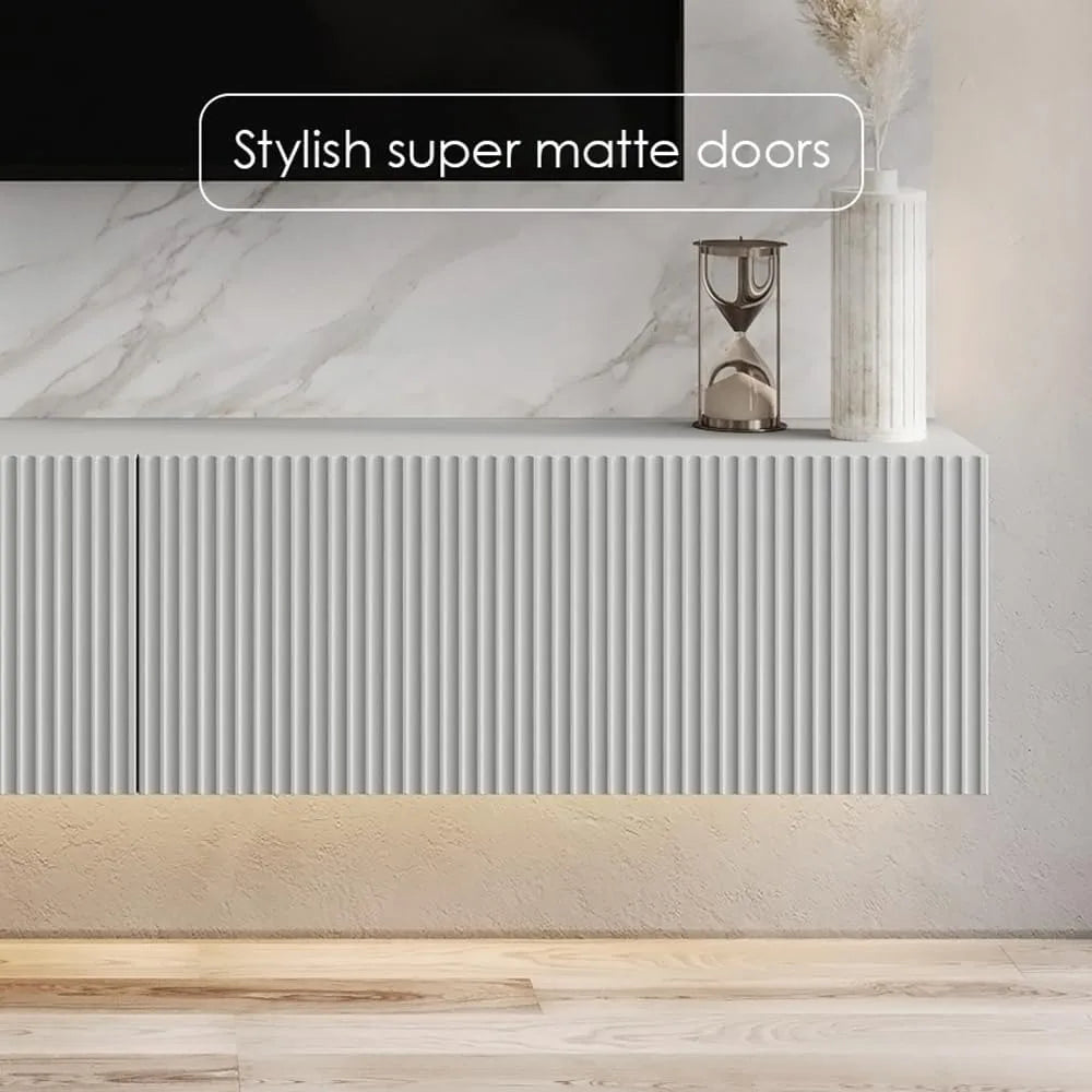 Wall Mounted Floating TV Stand W/ Storage