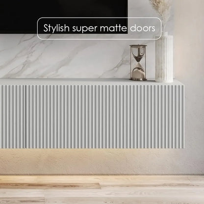 Wall Mounted Floating TV Stand W/ Storage