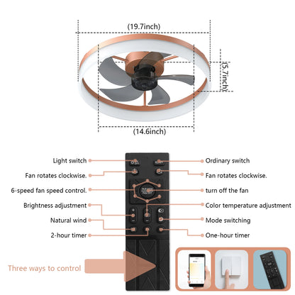 Ceiling Fan with LED Light