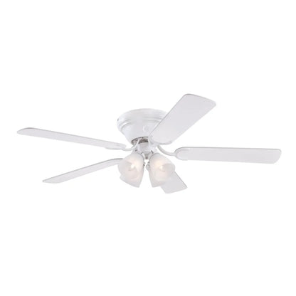 52" Reversible Blade Ceiling Fan with Light