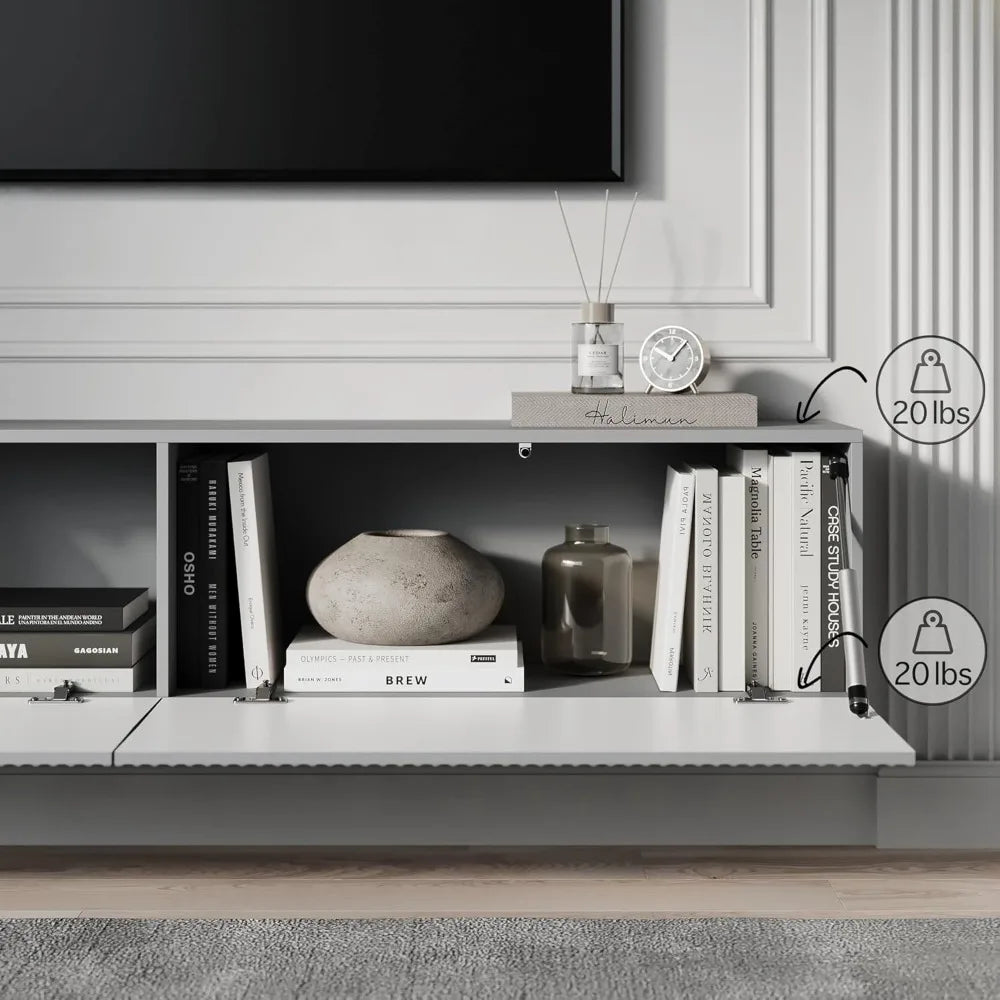 Wall Mounted Floating TV Stand W/ Storage
