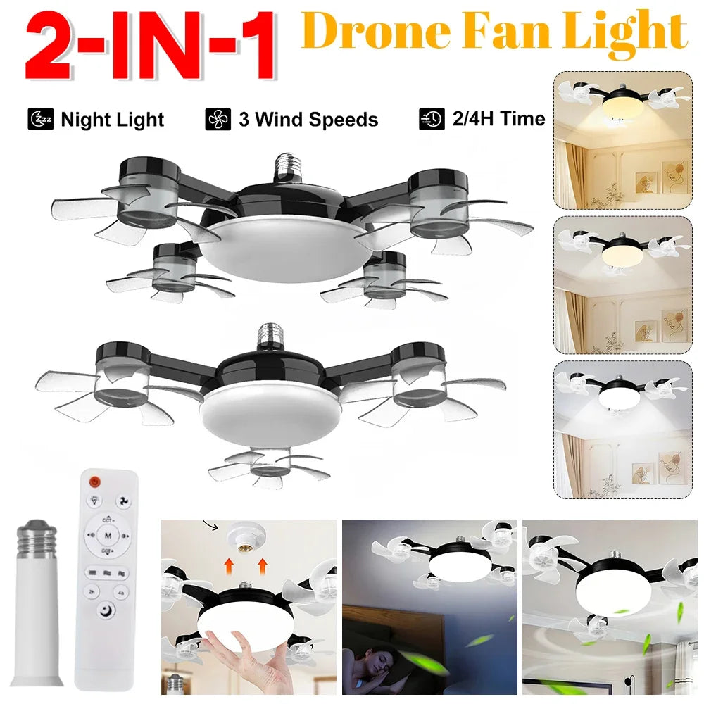 Hanging Drone Fan Light