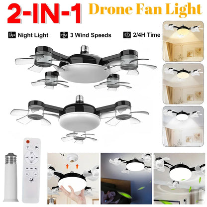 Hanging Drone Fan Light