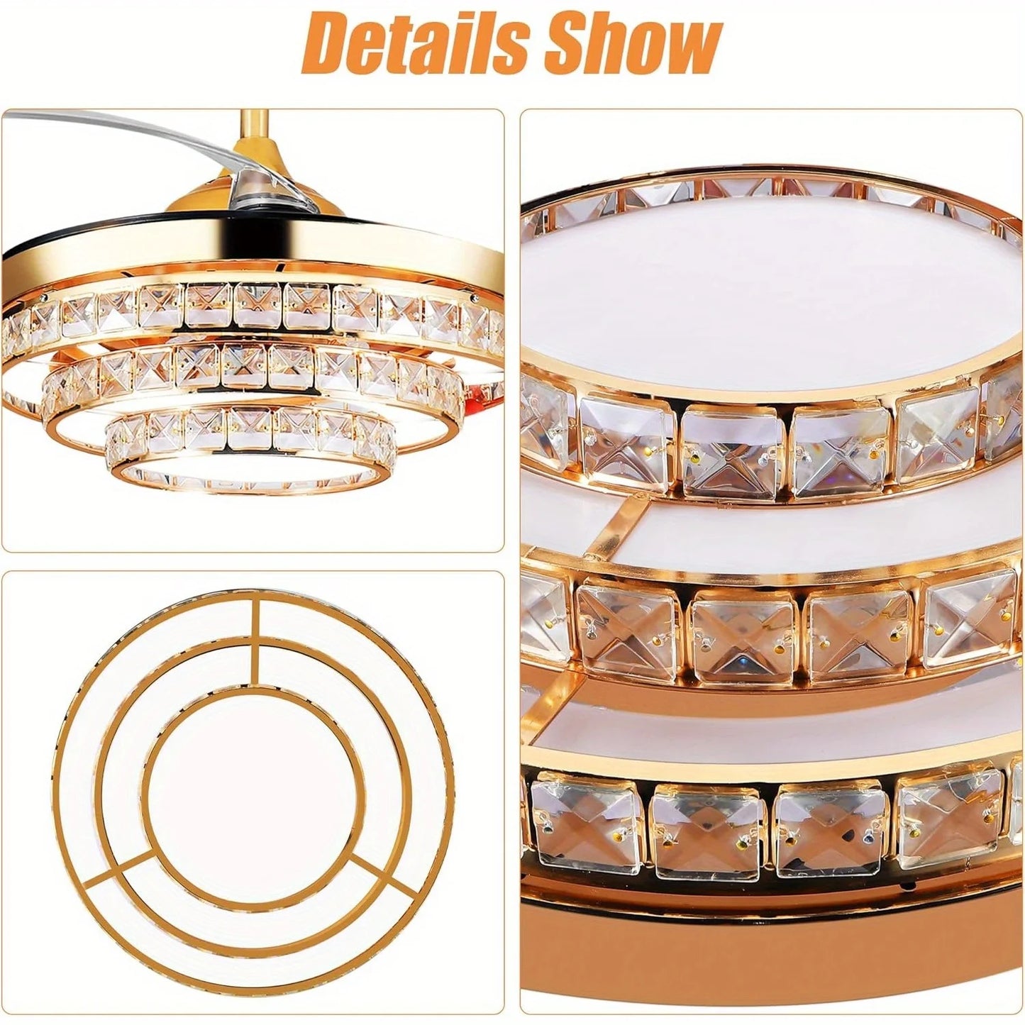 42'' Ceiling Fans with Lights