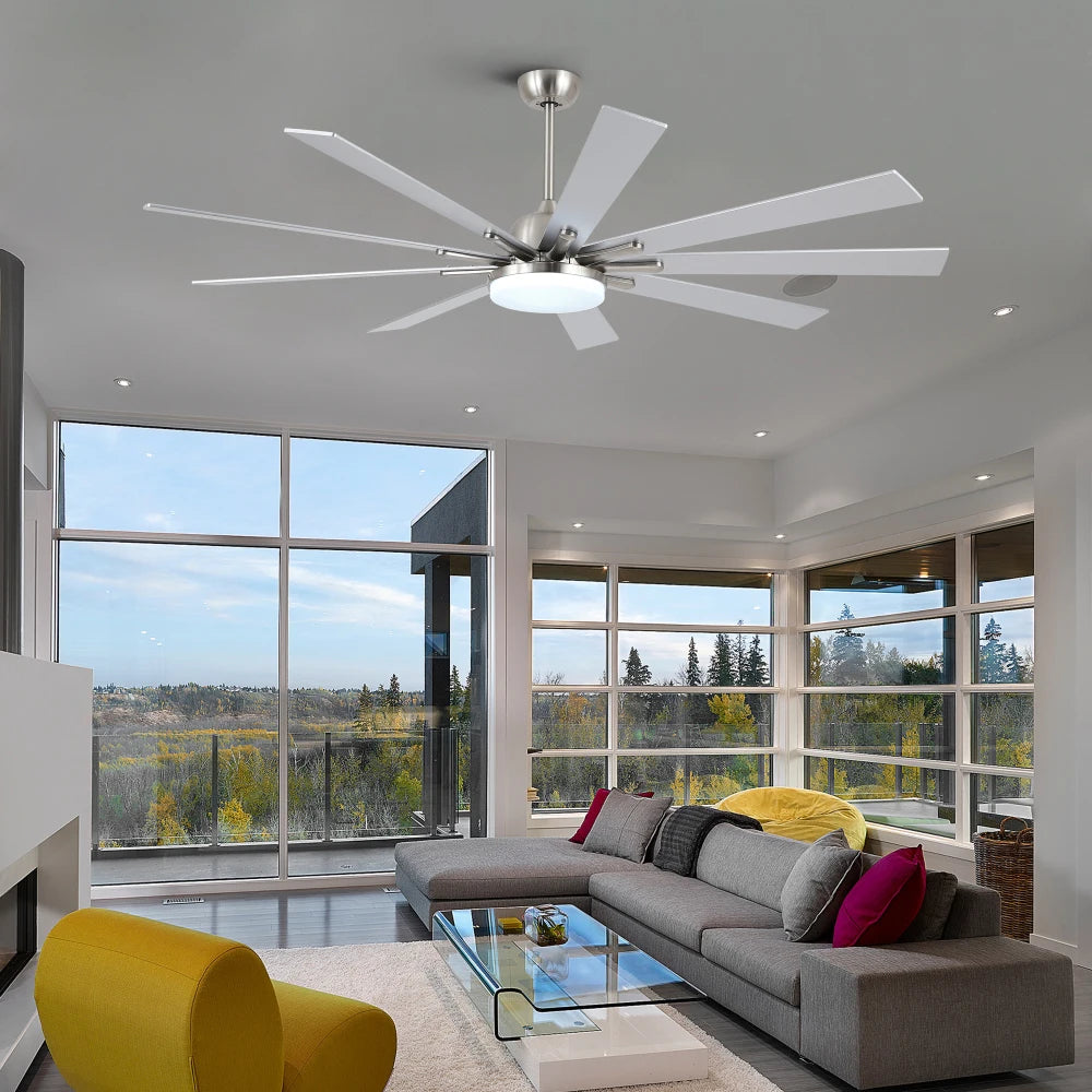 72"  Smart Ceiling Fan Light