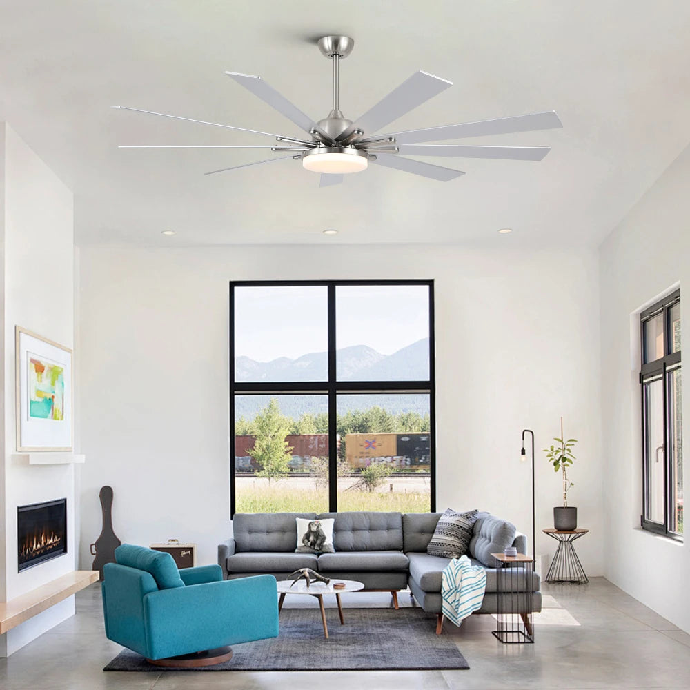 72"  Smart Ceiling Fan Light