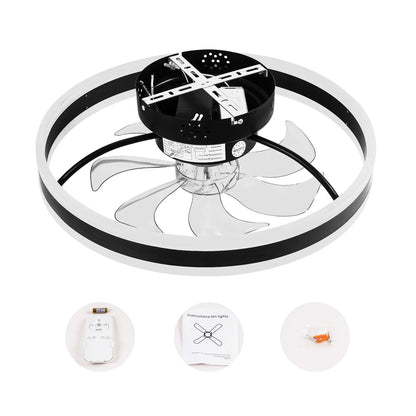 20" Modern Ceiling Fan Light