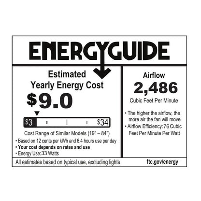 52" Ceiling Fan  Light Kit