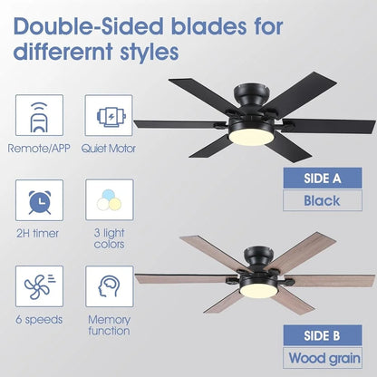 52in  Ceiling Fan with Light