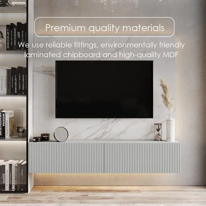 Wall Mounted Floating TV Stand W/ Storage