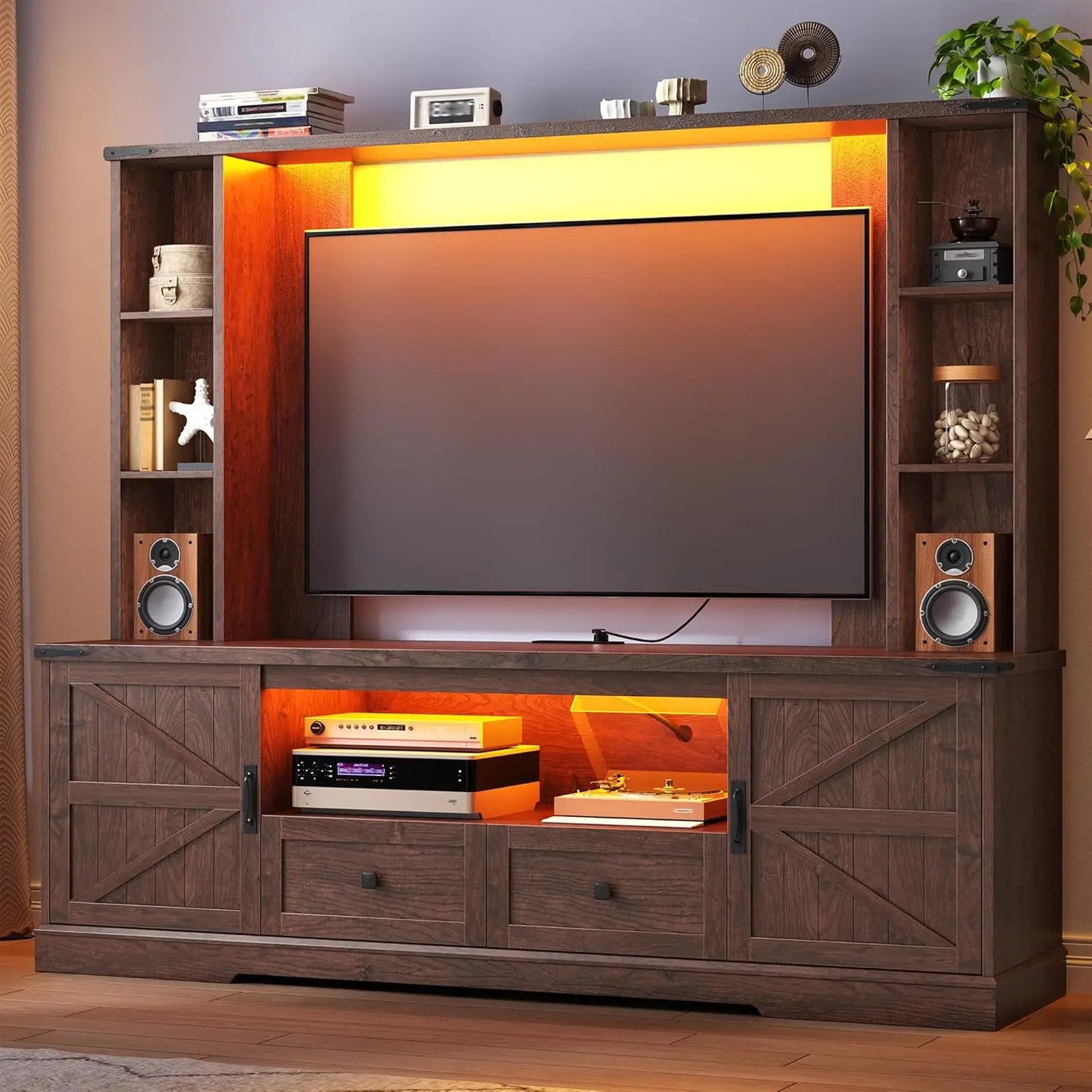 Wall Unit Entertainment Center for 60 Inch Television