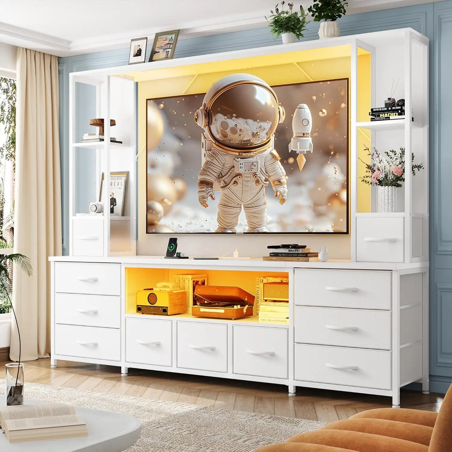 78.6" TV Stand for Living Room