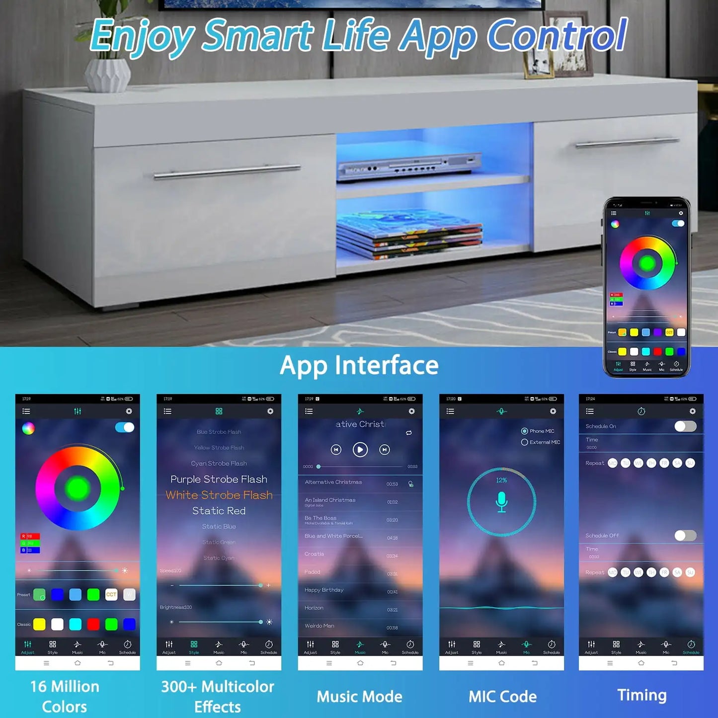 Modern TV Stand for TVs up to 59