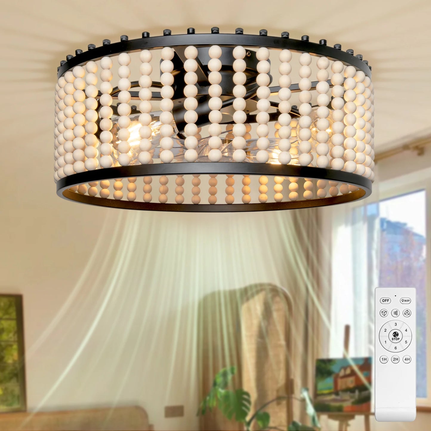 20" Ceiling Fan Chandelier