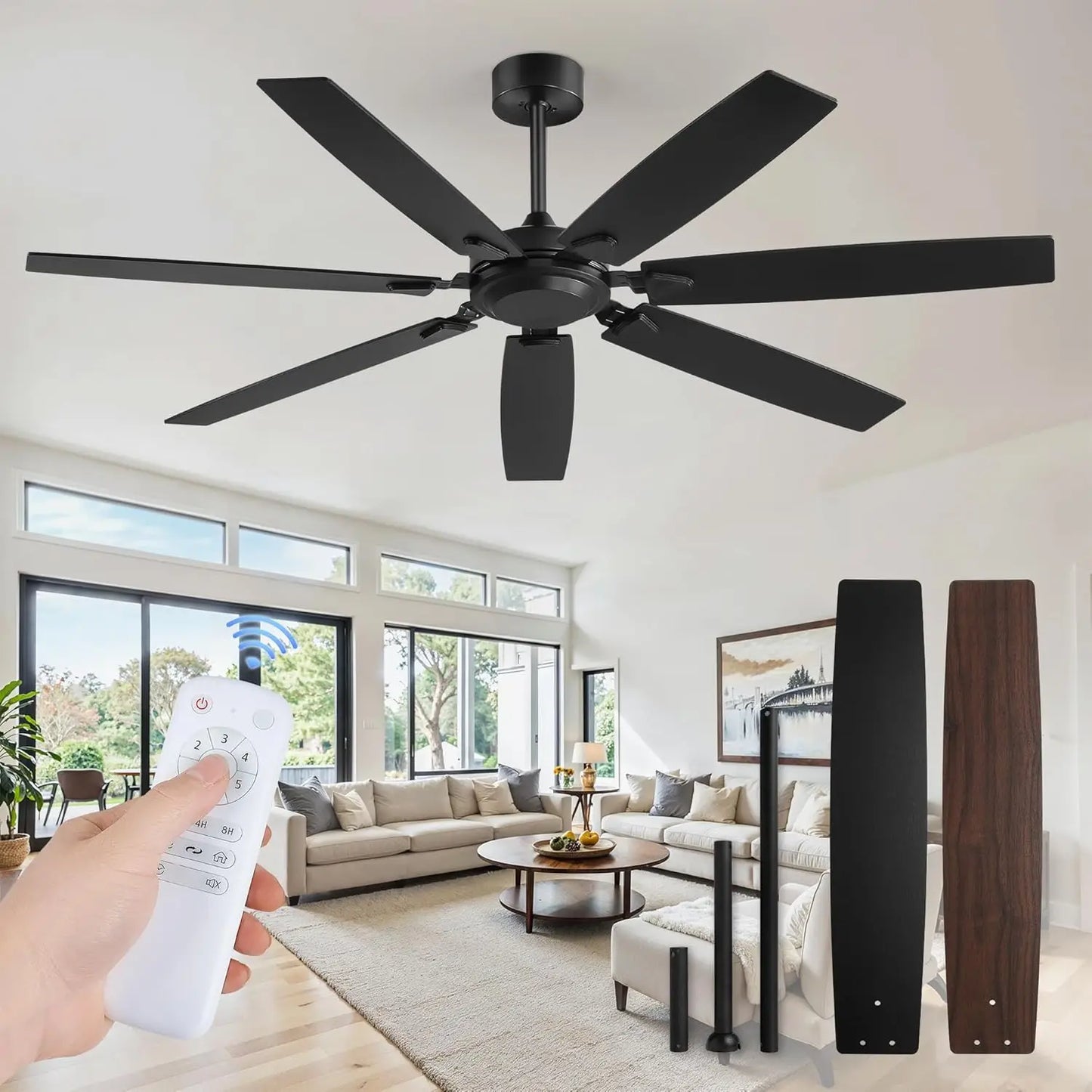 62" Ceiling Fan