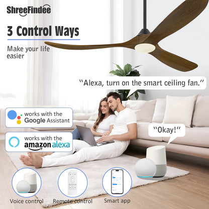 52/60/70"  Ceiling Fan with Light