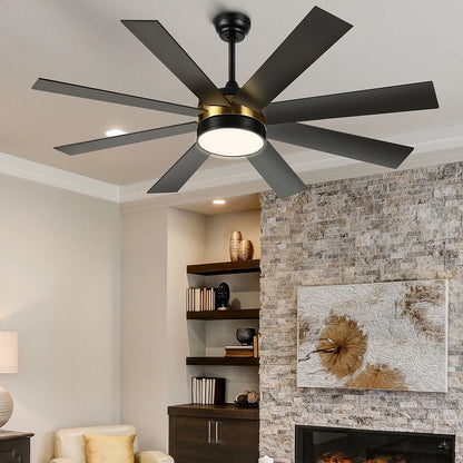 60" Ceiling Fan with light
