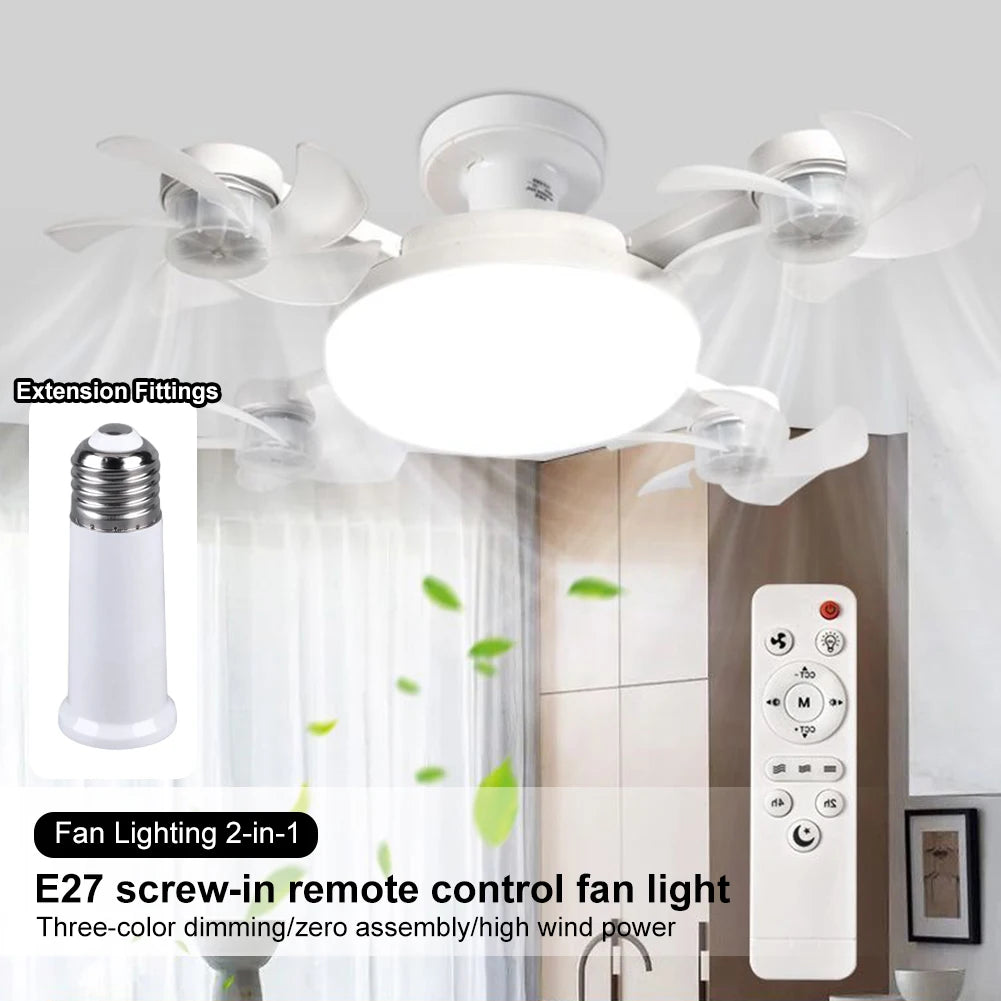 E27/E26 Drone Ceiling Fan Light