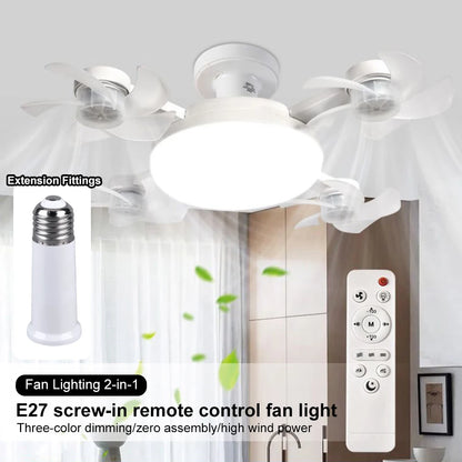 E27/E26 Drone Ceiling Fan Light