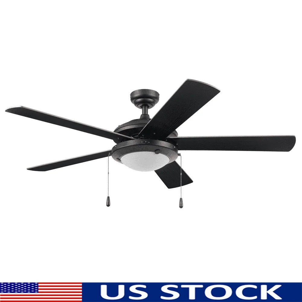 52 Inch Indoor Ceiling Fan with Light