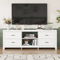 Farmhouse TV Stand for 75+ Inch TVs,