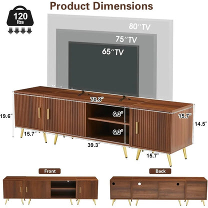 71" TV Stand for 65/75/80 Inch TVs