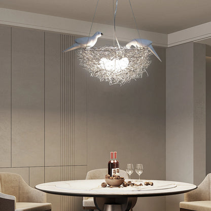 t Woven Nest Chandelier Light