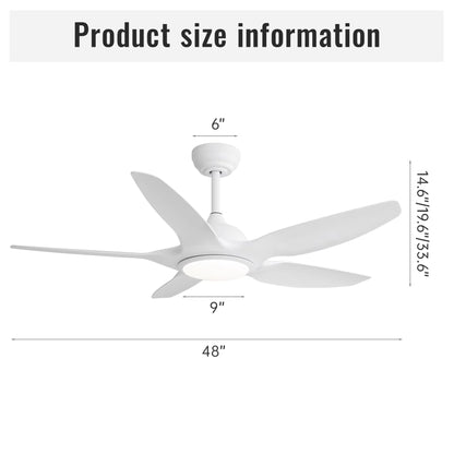 48" Ceiling Fan with light