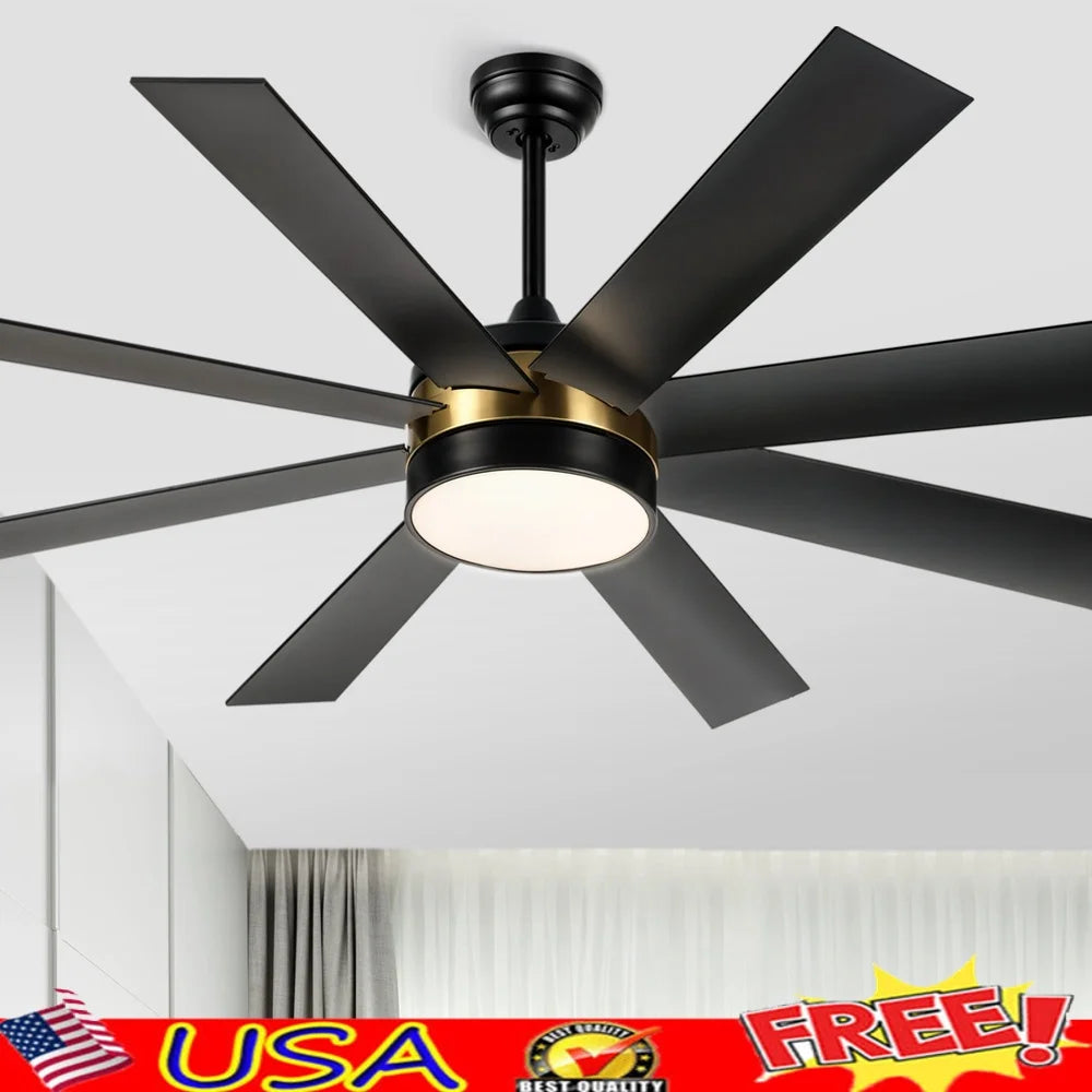 60" Ceiling Fan with light