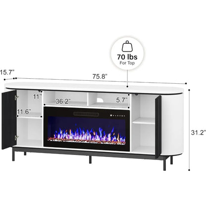 Large Entertainment Center for TVs up to 80"