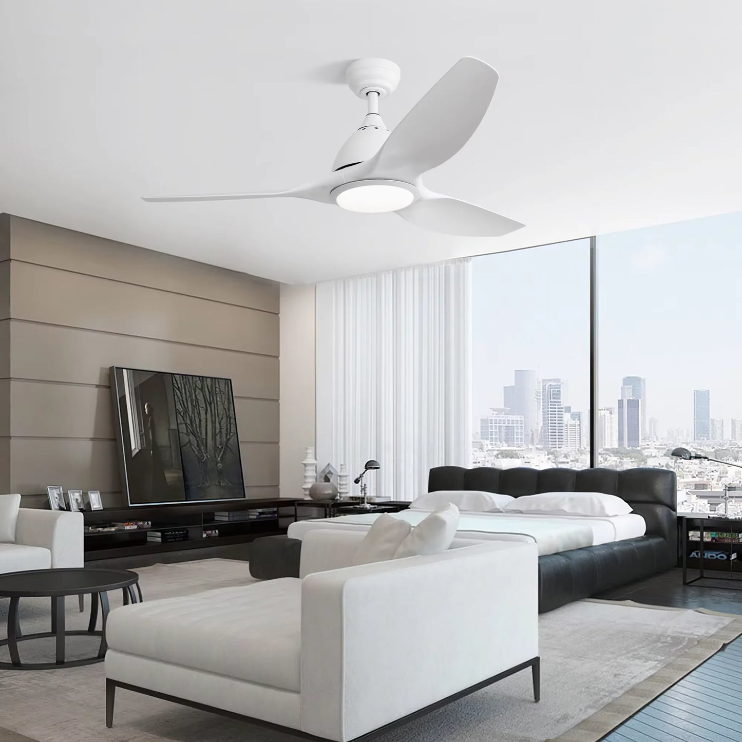 52" ceiling fan with LED