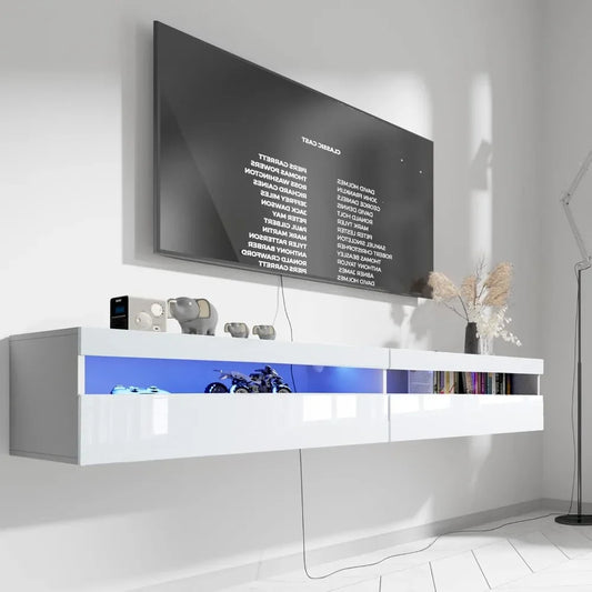 Wall Mounted TV Shelf  71" Modern Entertainment Center