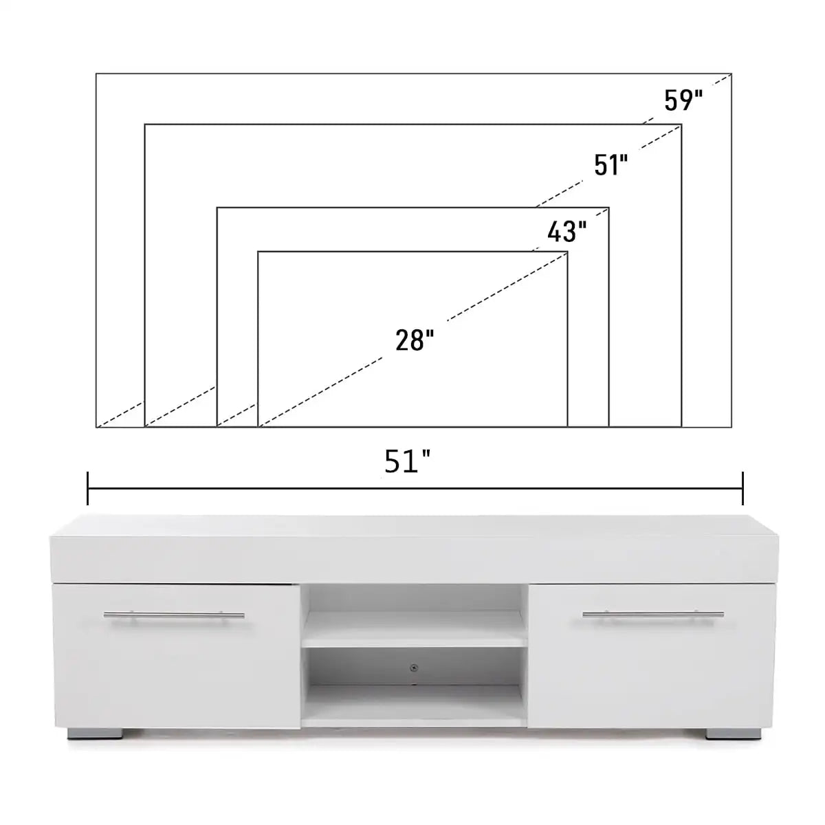 Modern TV Stand for TVs up to 59