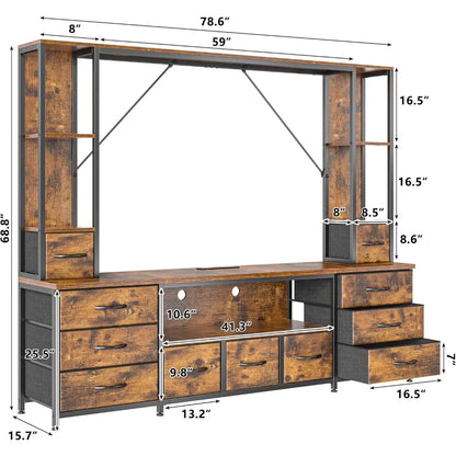78.6" TV Stand for Living Room