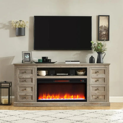 70" Fireplace TV Stand for 80" TVs