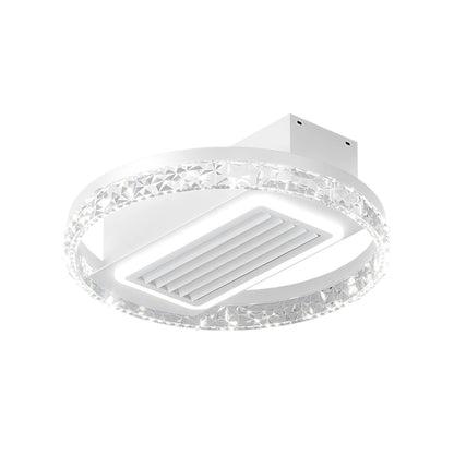 19.7" Modern Crystal LED Ceiling Fan with Light