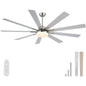 72" Large Ceiling Fans with Lights