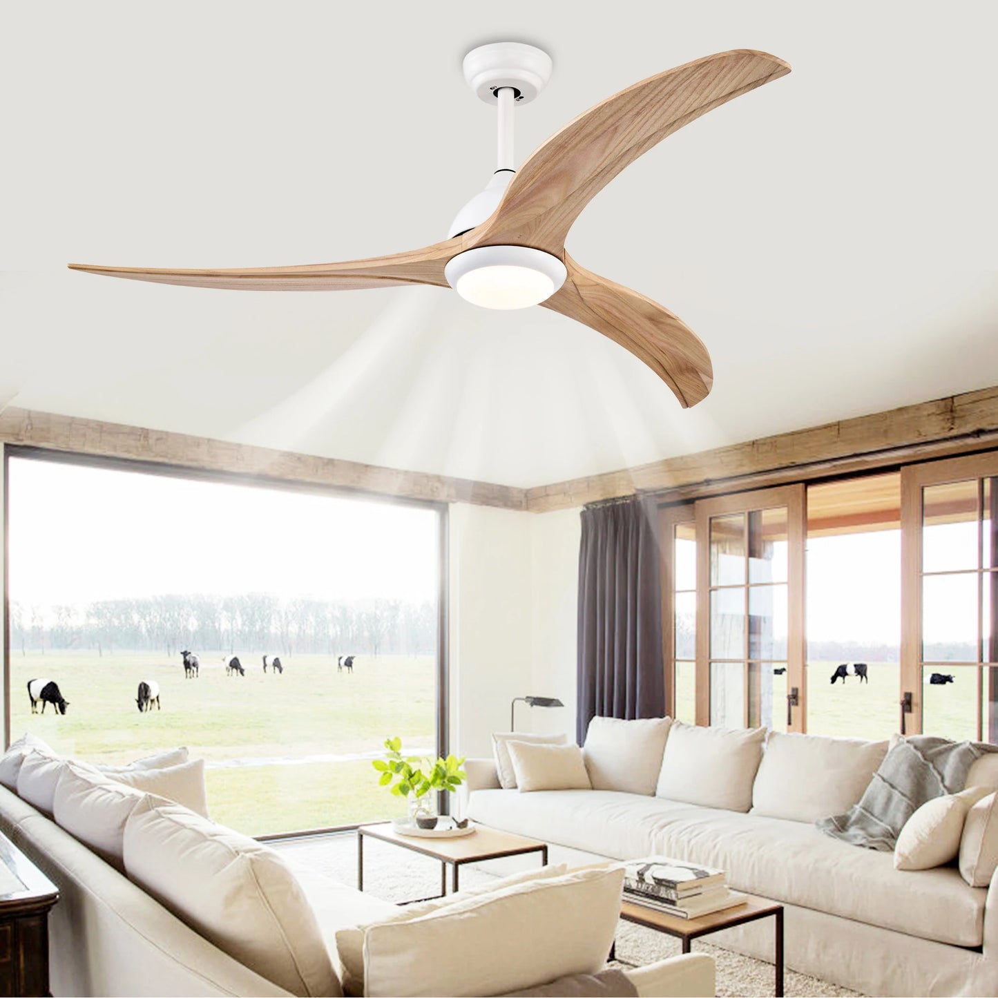 52"  Ceiling Fan With Light